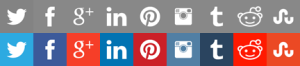 sprites social icons