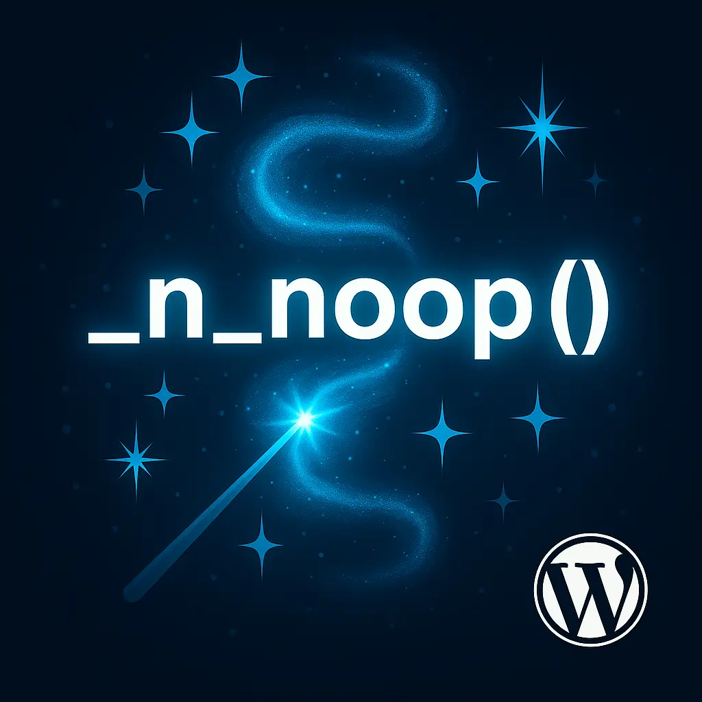 n-noop WordPress function