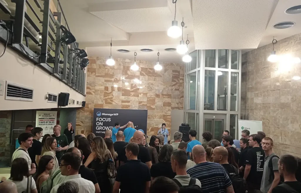 Crowd at WCBGD 2026 Dom Omladine Beograd