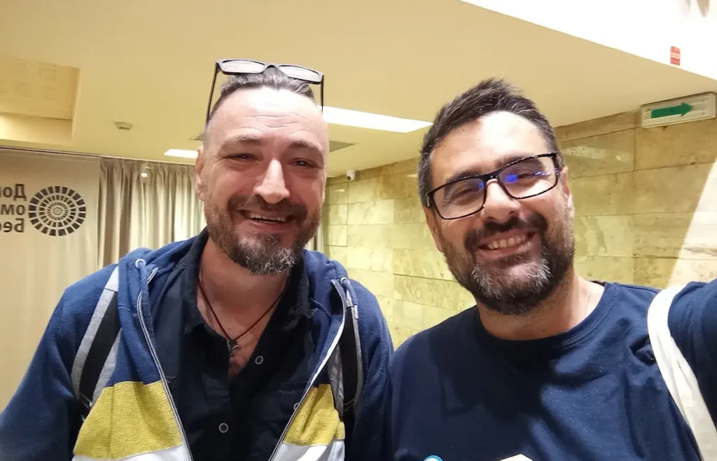 Uros Luki Ilić with Marko Dimitrijević at WCBGD 2026